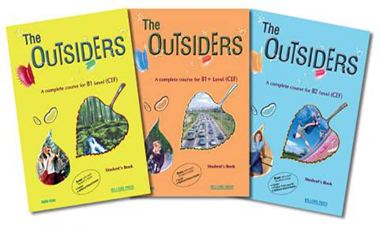 کتاب The outsiders بهترین کتاب آموزش زبان انگلیسی برای کودکان